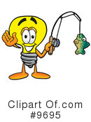 Light Bulb Clipart #9695 by Mascot Junction