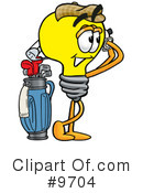 Light Bulb Clipart #9704 by Mascot Junction