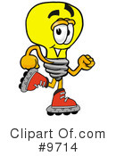 Light Bulb Clipart #9714 by Mascot Junction
