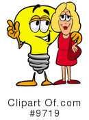 Light Bulb Clipart #9719 by Mascot Junction