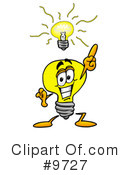 Light Bulb Clipart #9727 by Mascot Junction