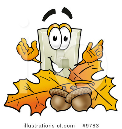 Royalty-Free (RF) Light Switch Clipart Illustration by Mascot Junction - Stock Sample #9783