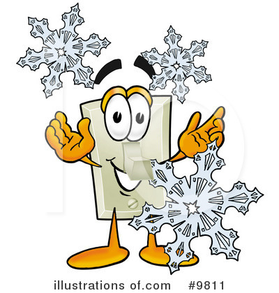 Royalty-Free (RF) Light Switch Clipart Illustration by Mascot Junction - Stock Sample #9811