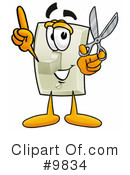 Light Switch Clipart #9834 by Mascot Junction