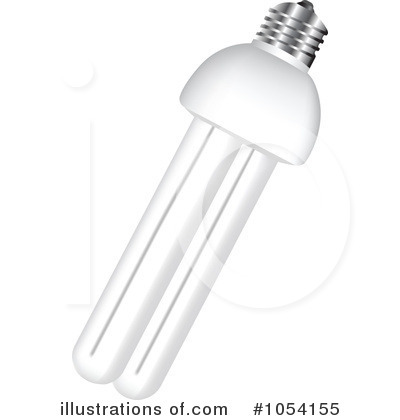 Royalty-Free (RF) Lightbulb Clipart Illustration by vectorace - Stock Sample #1054155