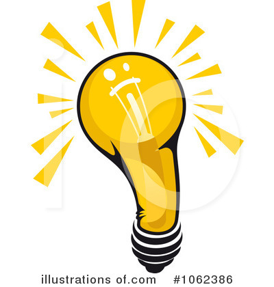 Royalty-Free (RF) Lightbulb Clipart Illustration by Vector Tradition SM - Stock Sample #1062386