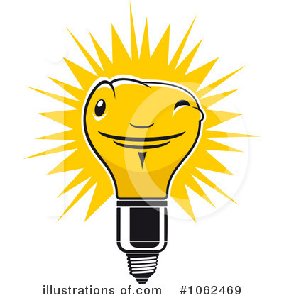 Royalty-Free (RF) Lightbulb Clipart Illustration by Vector Tradition SM - Stock Sample #1062469