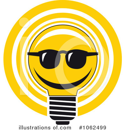 Royalty-Free (RF) Lightbulb Clipart Illustration by Vector Tradition SM - Stock Sample #1062499