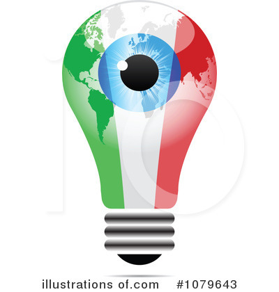 Royalty-Free (RF) Lightbulb Clipart Illustration by Andrei Marincas - Stock Sample #1079643