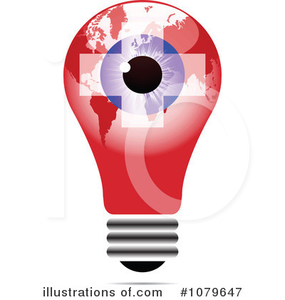 Royalty-Free (RF) Lightbulb Clipart Illustration by Andrei Marincas - Stock Sample #1079647