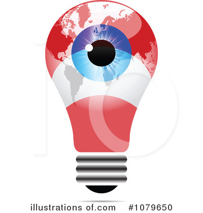 Royalty-Free (RF) Lightbulb Clipart Illustration by Andrei Marincas - Stock Sample #1079650