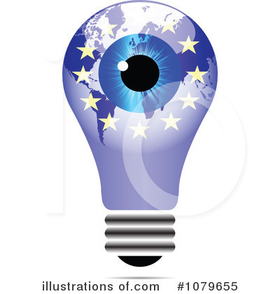 Royalty-Free (RF) Lightbulb Clipart Illustration by Andrei Marincas - Stock Sample #1079655