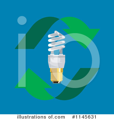 Royalty-Free (RF) Lightbulb Clipart Illustration by patrimonio - Stock Sample #1145631