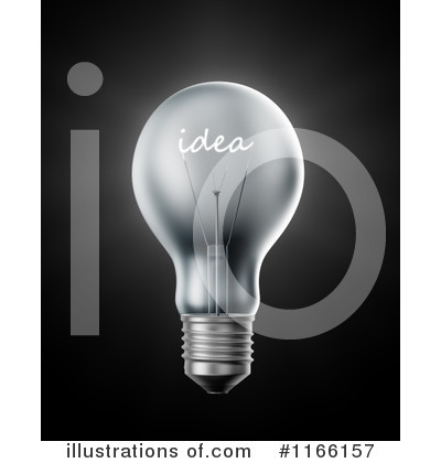 Royalty-Free (RF) Lightbulb Clipart Illustration by Mopic - Stock Sample #1166157