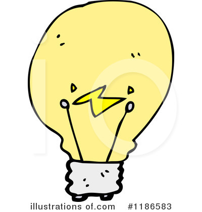 Royalty-Free (RF) Lightbulb Clipart Illustration by lineartestpilot - Stock Sample #1186583