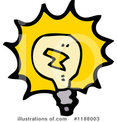 Royalty-Free (RF) Lightbulb Clipart Illustration by lineartestpilot - Stock Sample #1188003