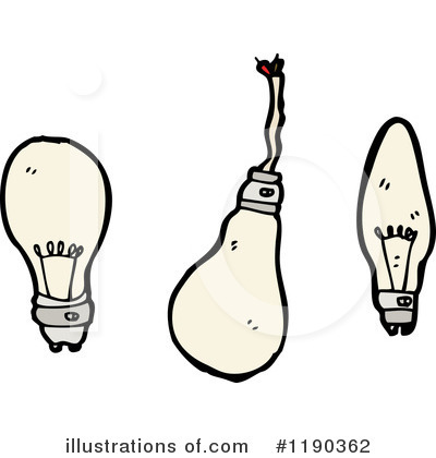 Royalty-Free (RF) Lightbulb Clipart Illustration by lineartestpilot - Stock Sample #1190362