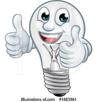 Royalty-Free (RF) Lightbulb Clipart Illustration by AtStockIllustration - Stock Sample #1683861