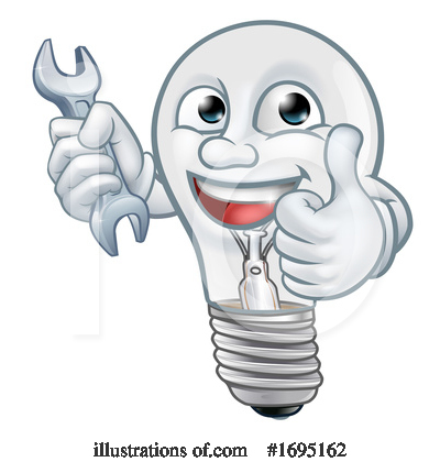 Royalty-Free (RF) Lightbulb Clipart Illustration by AtStockIllustration - Stock Sample #1695162