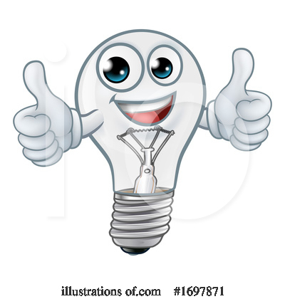 Royalty-Free (RF) Lightbulb Clipart Illustration by AtStockIllustration - Stock Sample #1697871