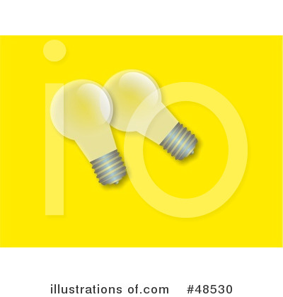 Royalty-Free (RF) Lightbulb Clipart Illustration by Prawny - Stock Sample #48530