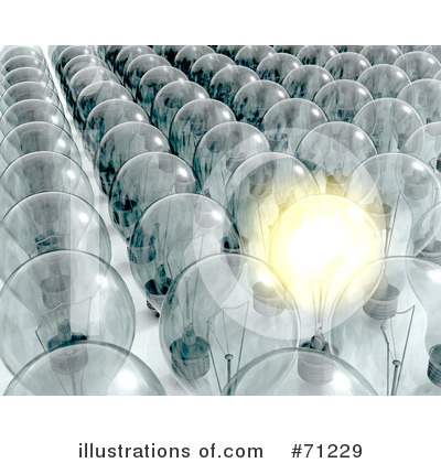 Lightbulb Clipart #71229 by KJ Pargeter