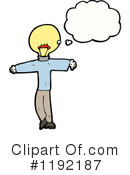 Lightbulb Person Clipart #1192187 by lineartestpilot