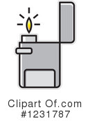 Lighter Clipart #1231787 by Lal Perera