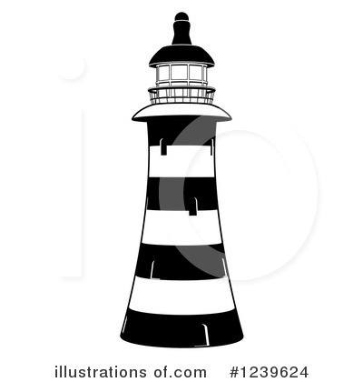 Lighthouse Clipart #1239624 by AtStockIllustration