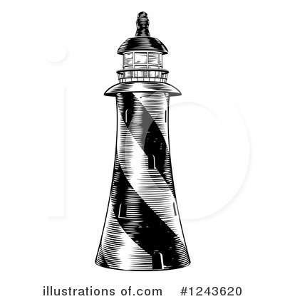 Lighthouse Clipart #1243620 by AtStockIllustration