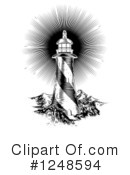 Lighthouse Clipart #1248594 by AtStockIllustration