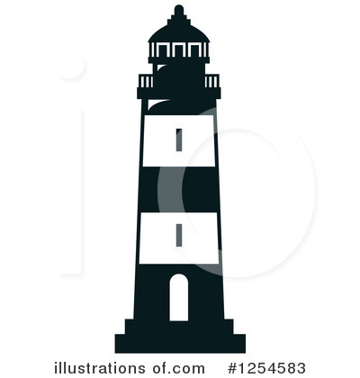 Royalty-Free (RF) Lighthouse Clipart Illustration by Vector Tradition SM - Stock Sample #1254583