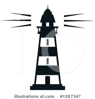 Royalty-Free (RF) Lighthouse Clipart Illustration by Vector Tradition SM - Stock Sample #1267347