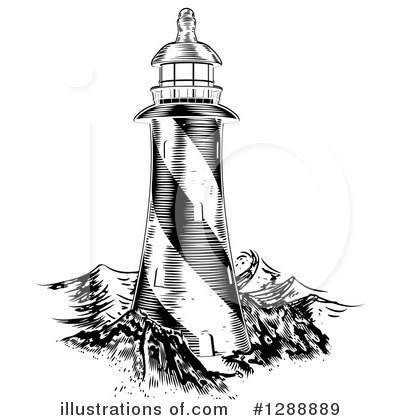 Lighthouse Clipart #1288889 by AtStockIllustration