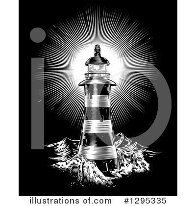 Lighthouse Clipart #1295335 by AtStockIllustration