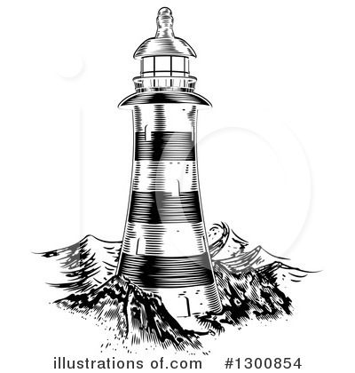 Lighthouse Clipart #1300854 by AtStockIllustration