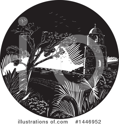 Royalty-Free (RF) Lighthouse Clipart Illustration by patrimonio - Stock Sample #1446952