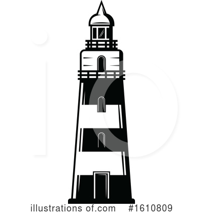 Royalty-Free (RF) Lighthouse Clipart Illustration by Vector Tradition SM - Stock Sample #1610809