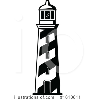Royalty-Free (RF) Lighthouse Clipart Illustration by Vector Tradition SM - Stock Sample #1610811
