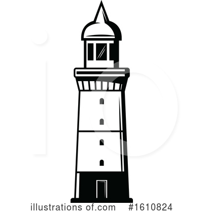 Royalty-Free (RF) Lighthouse Clipart Illustration by Vector Tradition SM - Stock Sample #1610824