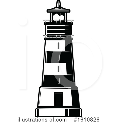 Royalty-Free (RF) Lighthouse Clipart Illustration by Vector Tradition SM - Stock Sample #1610826
