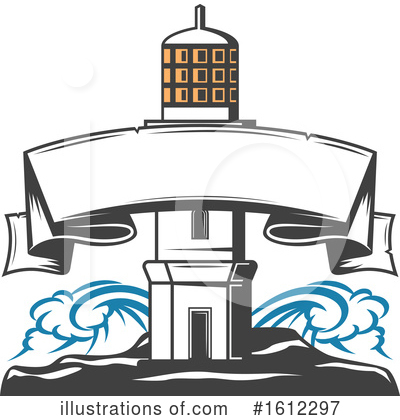 Royalty-Free (RF) Lighthouse Clipart Illustration by Vector Tradition SM - Stock Sample #1612297