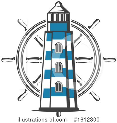 Royalty-Free (RF) Lighthouse Clipart Illustration by Vector Tradition SM - Stock Sample #1612300