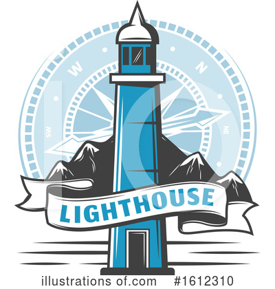 Royalty-Free (RF) Lighthouse Clipart Illustration by Vector Tradition SM - Stock Sample #1612310