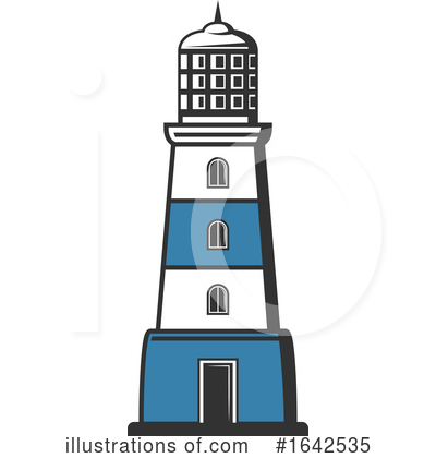 Royalty-Free (RF) Lighthouse Clipart Illustration by Vector Tradition SM - Stock Sample #1642535