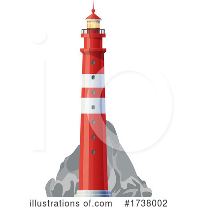 Royalty-Free (RF) Lighthouse Clipart Illustration by Vector Tradition SM - Stock Sample #1738002