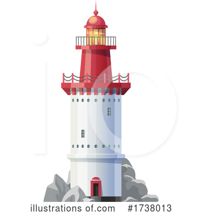 Royalty-Free (RF) Lighthouse Clipart Illustration by Vector Tradition SM - Stock Sample #1738013