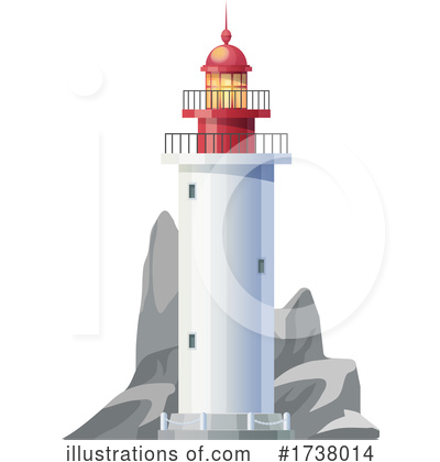 Royalty-Free (RF) Lighthouse Clipart Illustration by Vector Tradition SM - Stock Sample #1738014