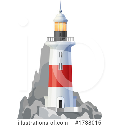 Royalty-Free (RF) Lighthouse Clipart Illustration by Vector Tradition SM - Stock Sample #1738015