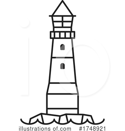 Royalty-Free (RF) Lighthouse Clipart Illustration by Vector Tradition SM - Stock Sample #1748921